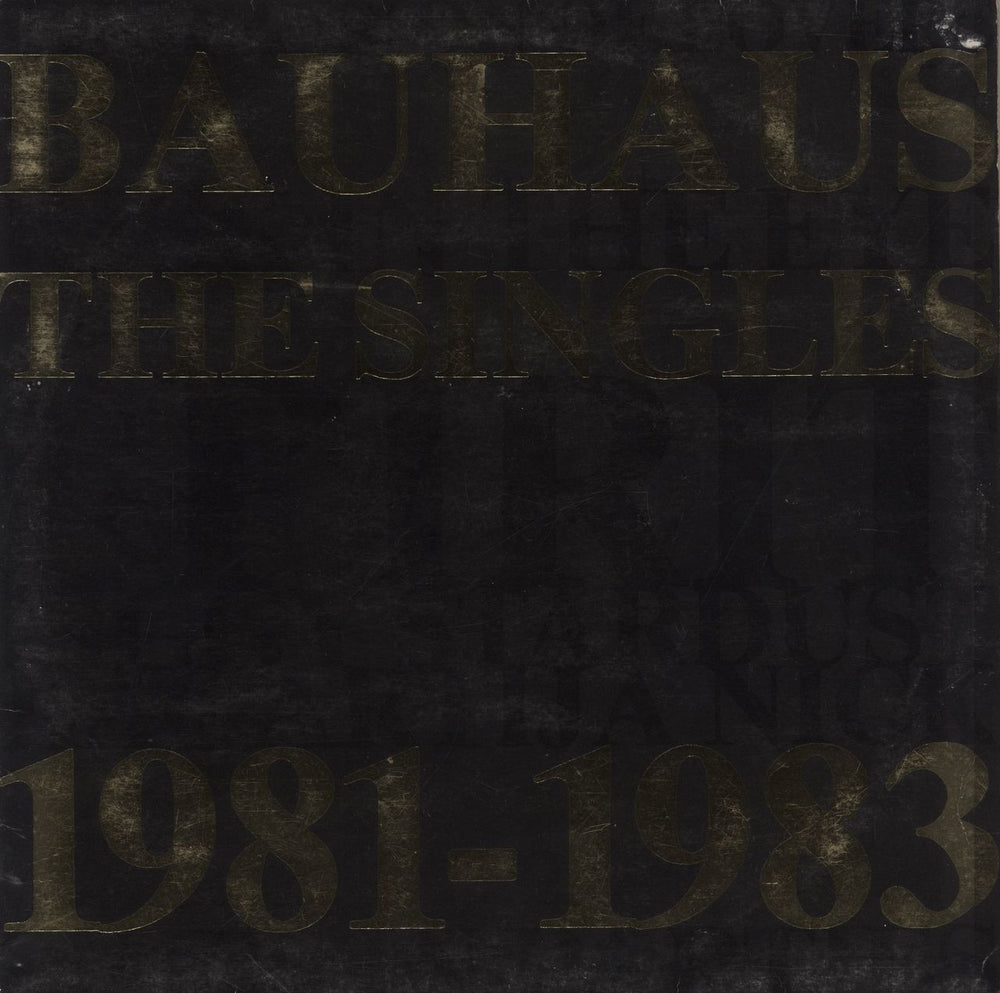 Bauhaus The Singles 1981-1983 - VG UK vinyl LP album (LP record) BEG100E