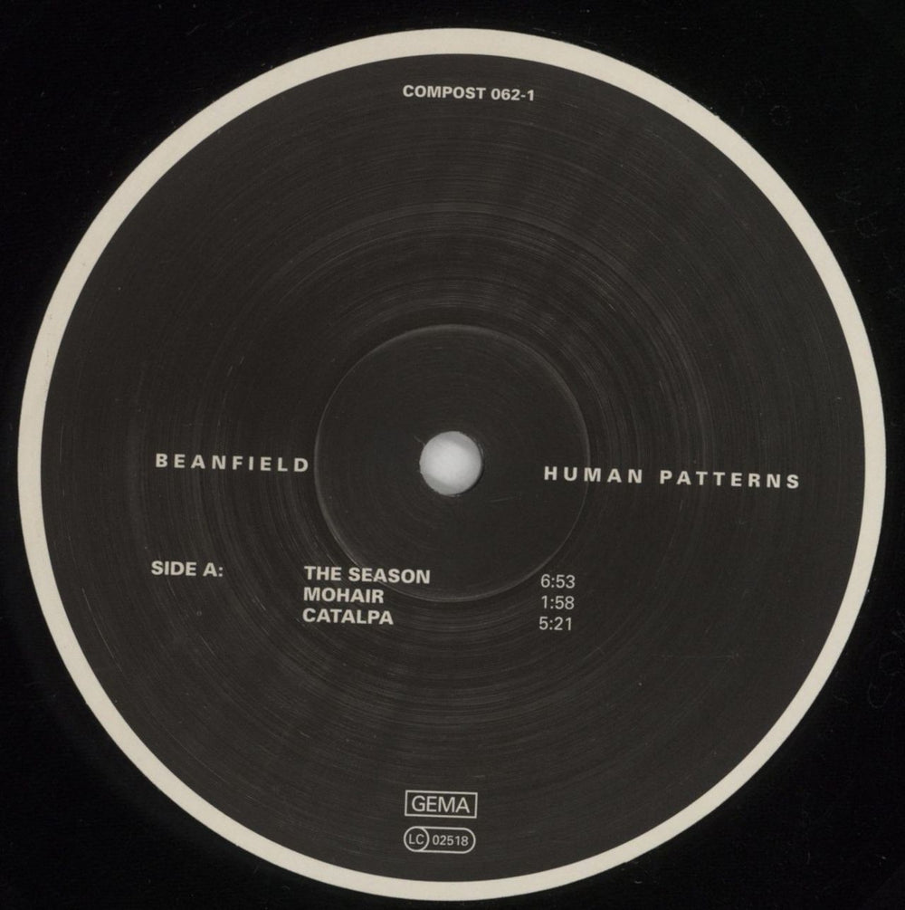 Beanfield Human Patterns German 2-LP vinyl record set (Double LP Album) 6GA2LHU854649