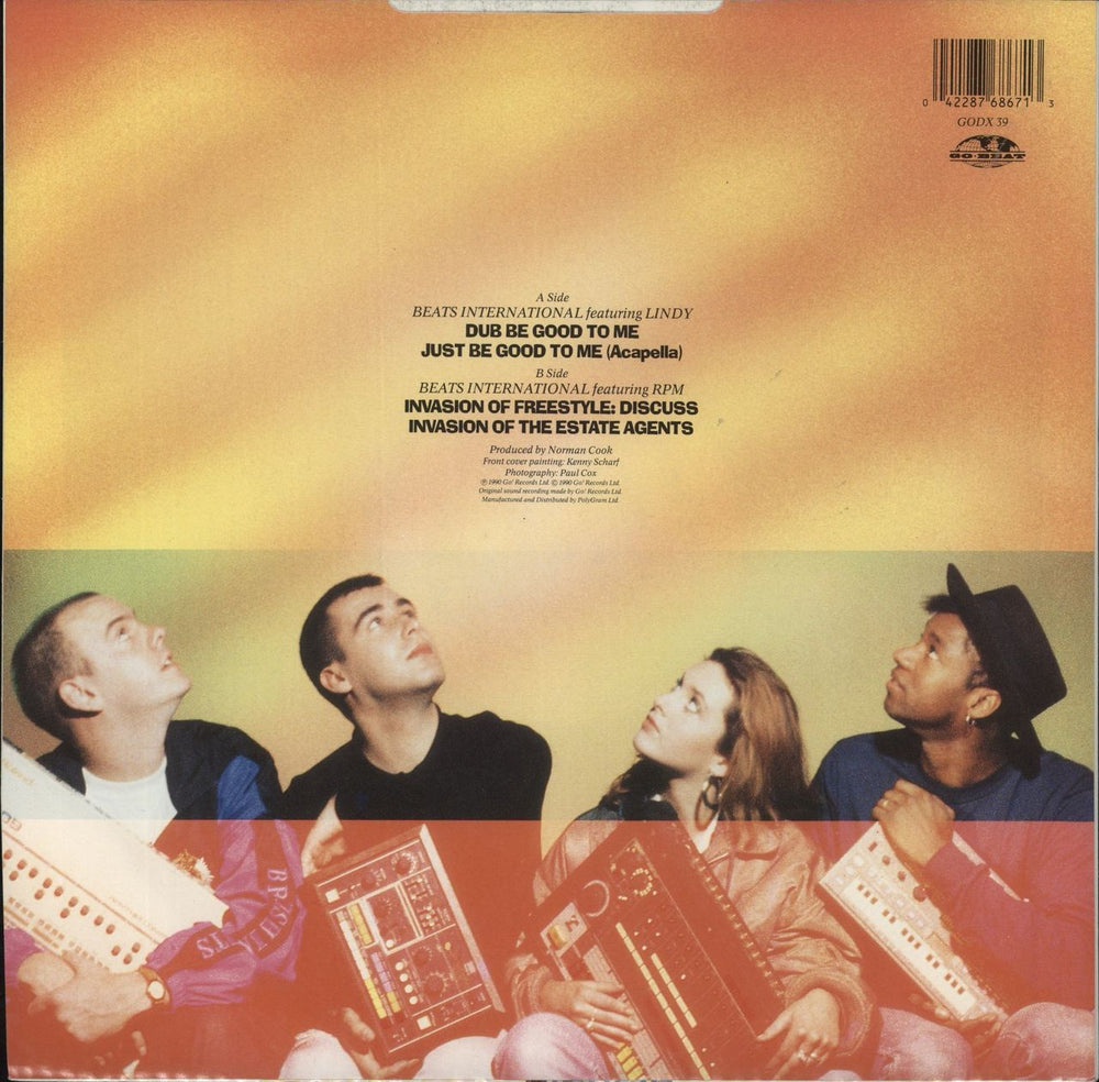 Beats International Dub Be Good To Me - Top Opening UK 12" vinyl single (12 inch record / Maxi-single) 042287686713