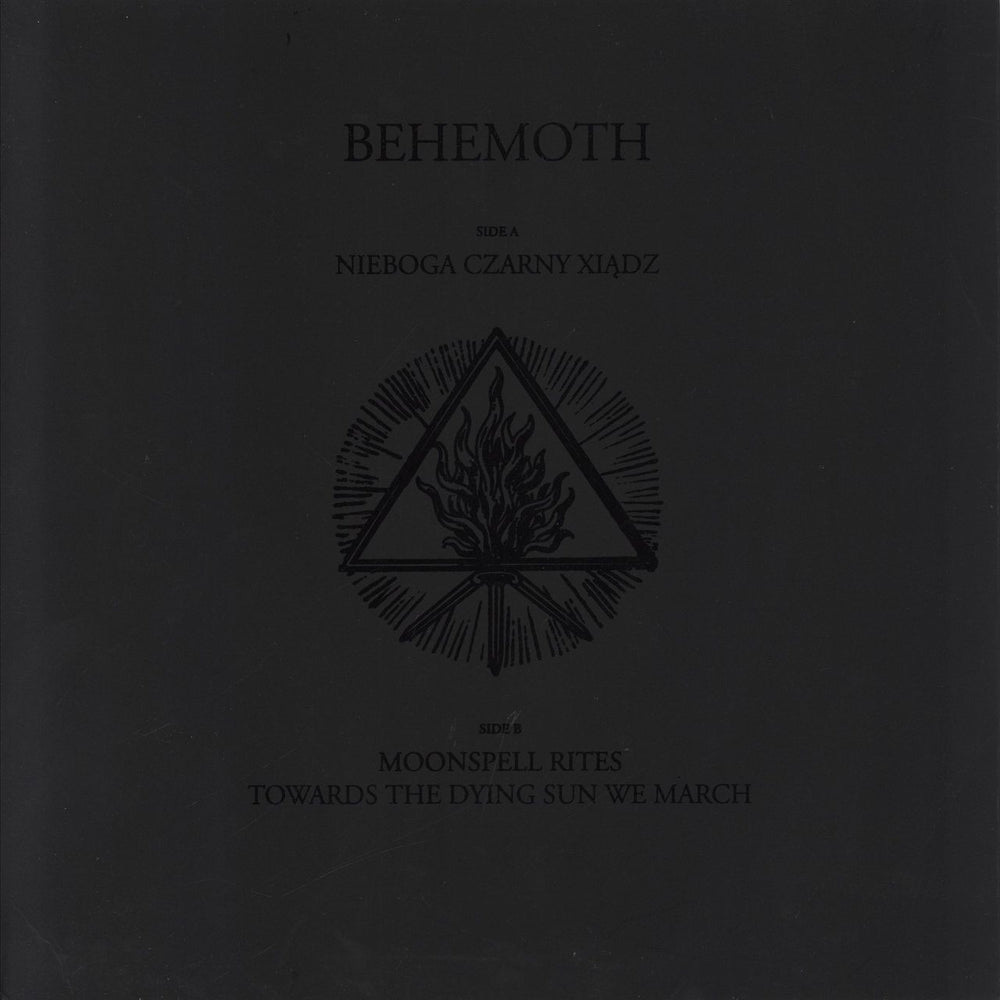 Behemoth Nieboga Czarny Xiadz Polish 12" vinyl picture disc (12 inch picture record)