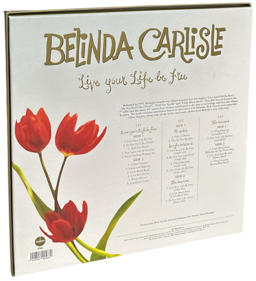 Belinda Carlisle Live Your Life Be Free - 180gm Green Vinyl UK Vinyl Box Set 5014797905887