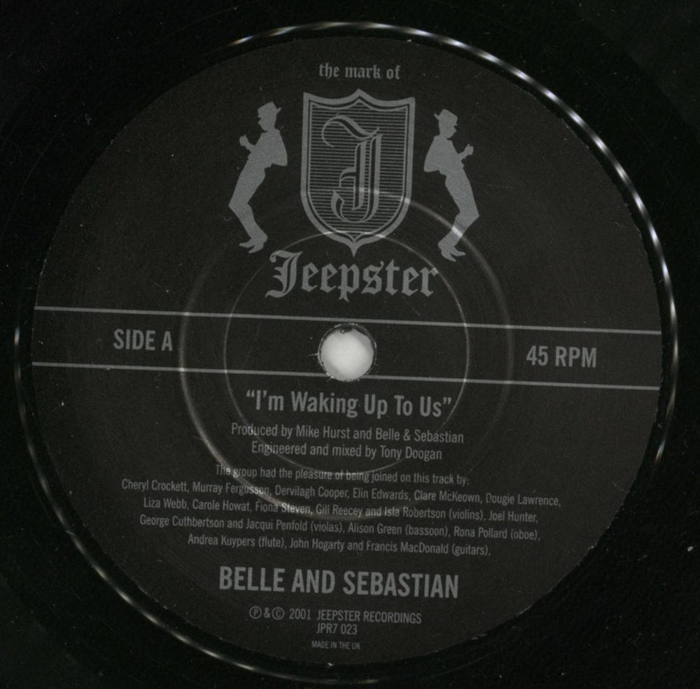Belle & Sebastian I'm Waking Up To Us UK 7" vinyl single (7 inch record / 45) B&S07IM202536