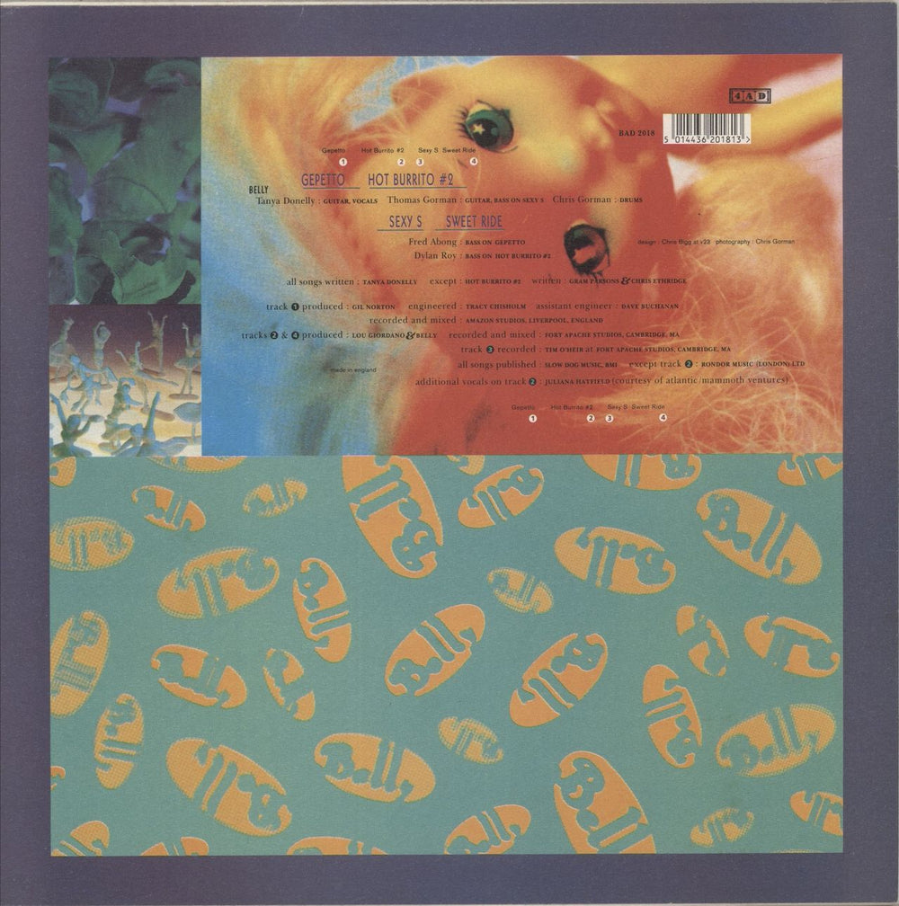 Belly Gepetto EP UK 12" vinyl single (12 inch record / Maxi-single) 5014436201837
