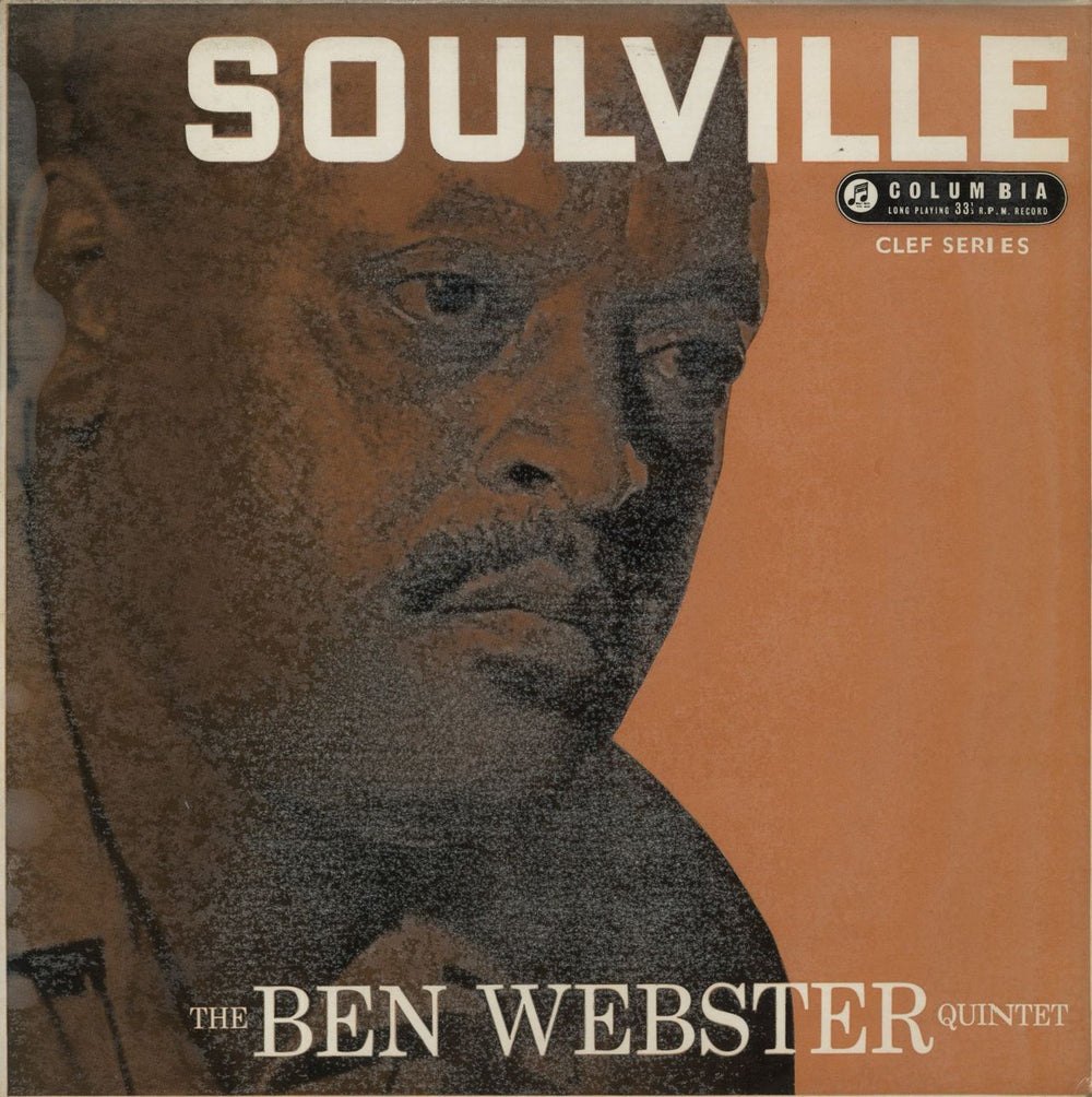 Ben Webster Soulville UK vinyl LP album (LP record) 33CX10122