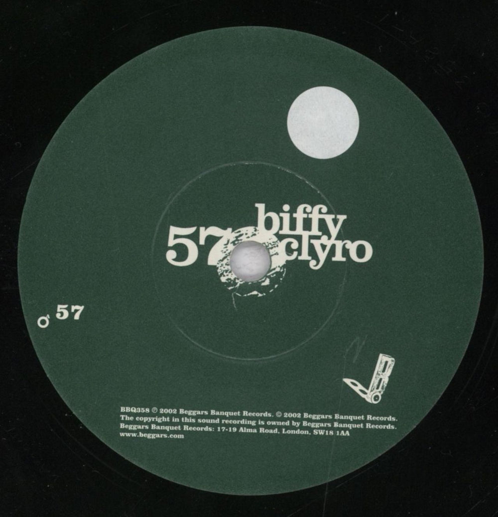 Biffy Clyro Fifty Seven UK 7" vinyl single (7 inch record / 45) B.Y07FI246642