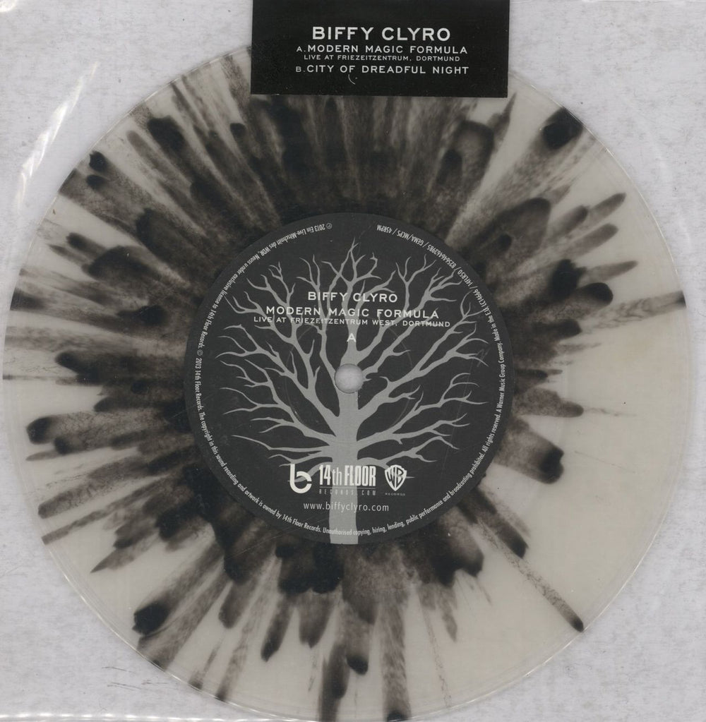 Biffy Clyro Modern Magic Formula - RSD13 - Grey Splattered Vinyl UK 7" vinyl single (7 inch record / 45) 14FLR50