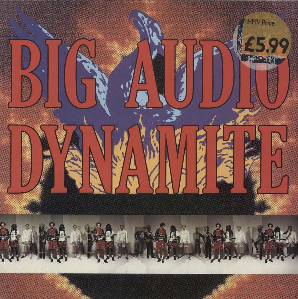 Big Audio Dynamite Megatop Phoenix - Price Sticker UK vinyl LP album (LP record) 4657901