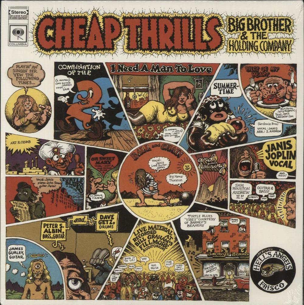 Big Brother & The Holding Company Cheap Thrills - Sealed Italian vinyl LP album (LP record) 19075874991