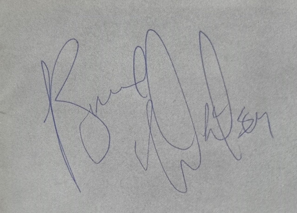 Big Country Crossing The Fall Tour 1983 - Autographed UK tour programme