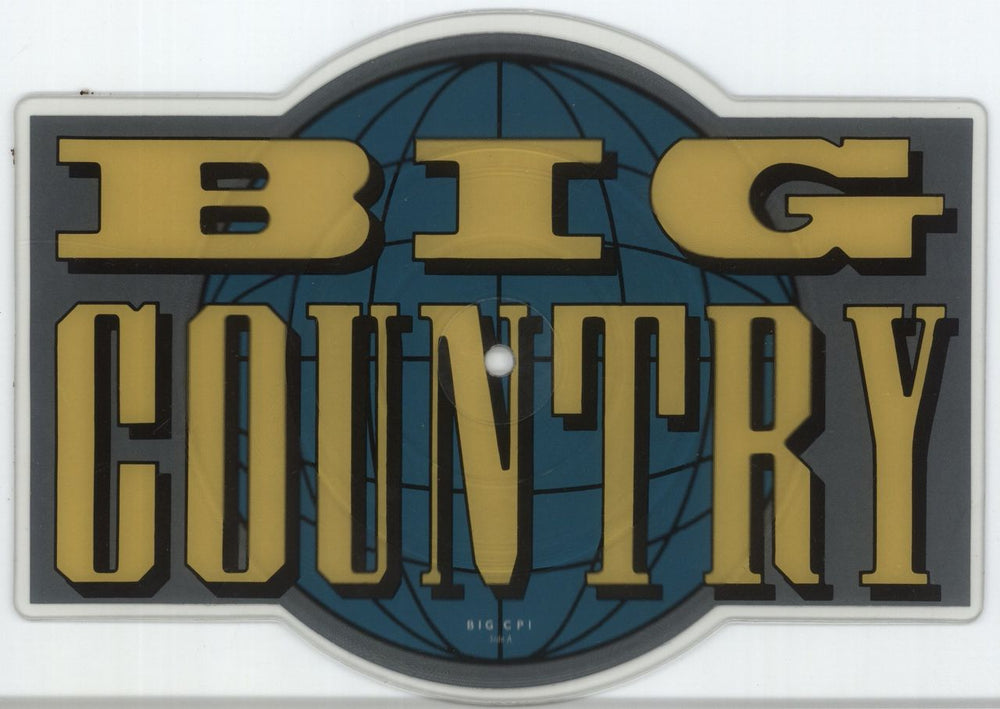 Big Country Look Away UK shaped picture disc (picture disc vinyl record) BIGCP1
