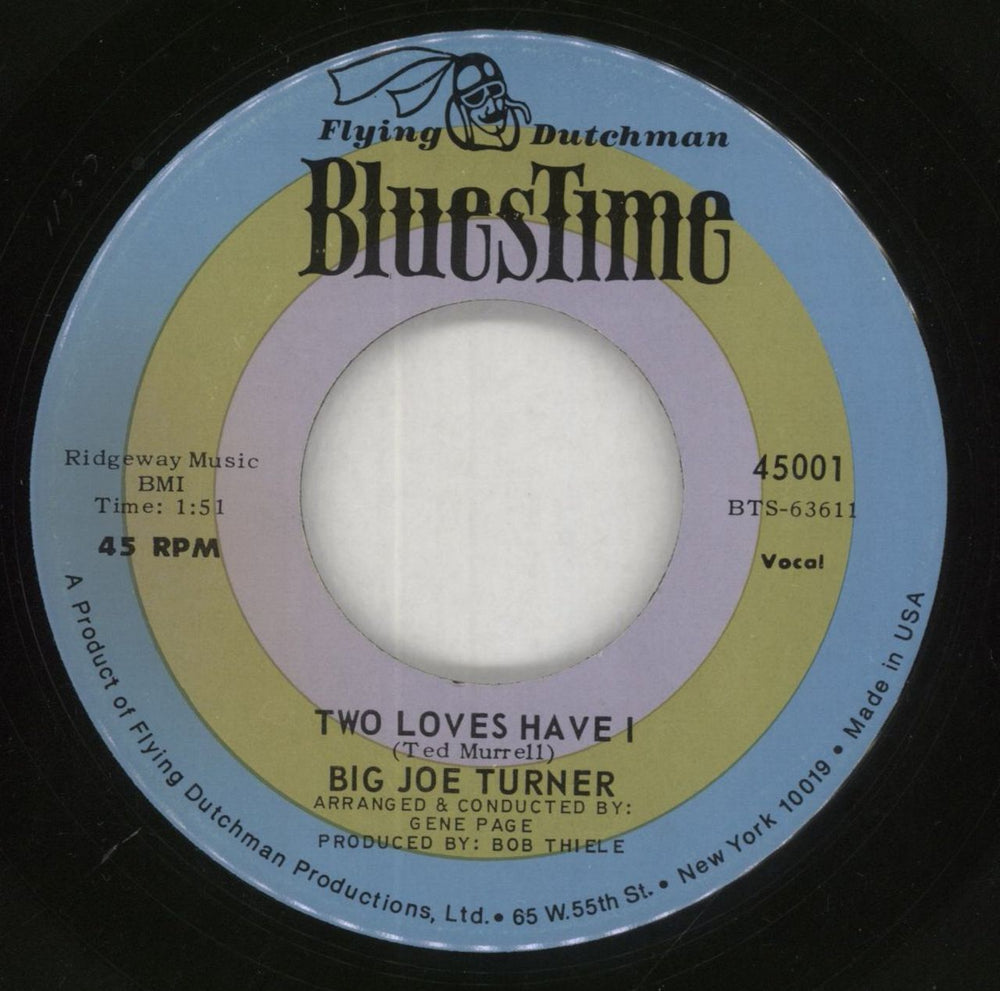 Big Joe Turner Shake, Rattle And Roll US 7" vinyl single (7 inch record / 45)