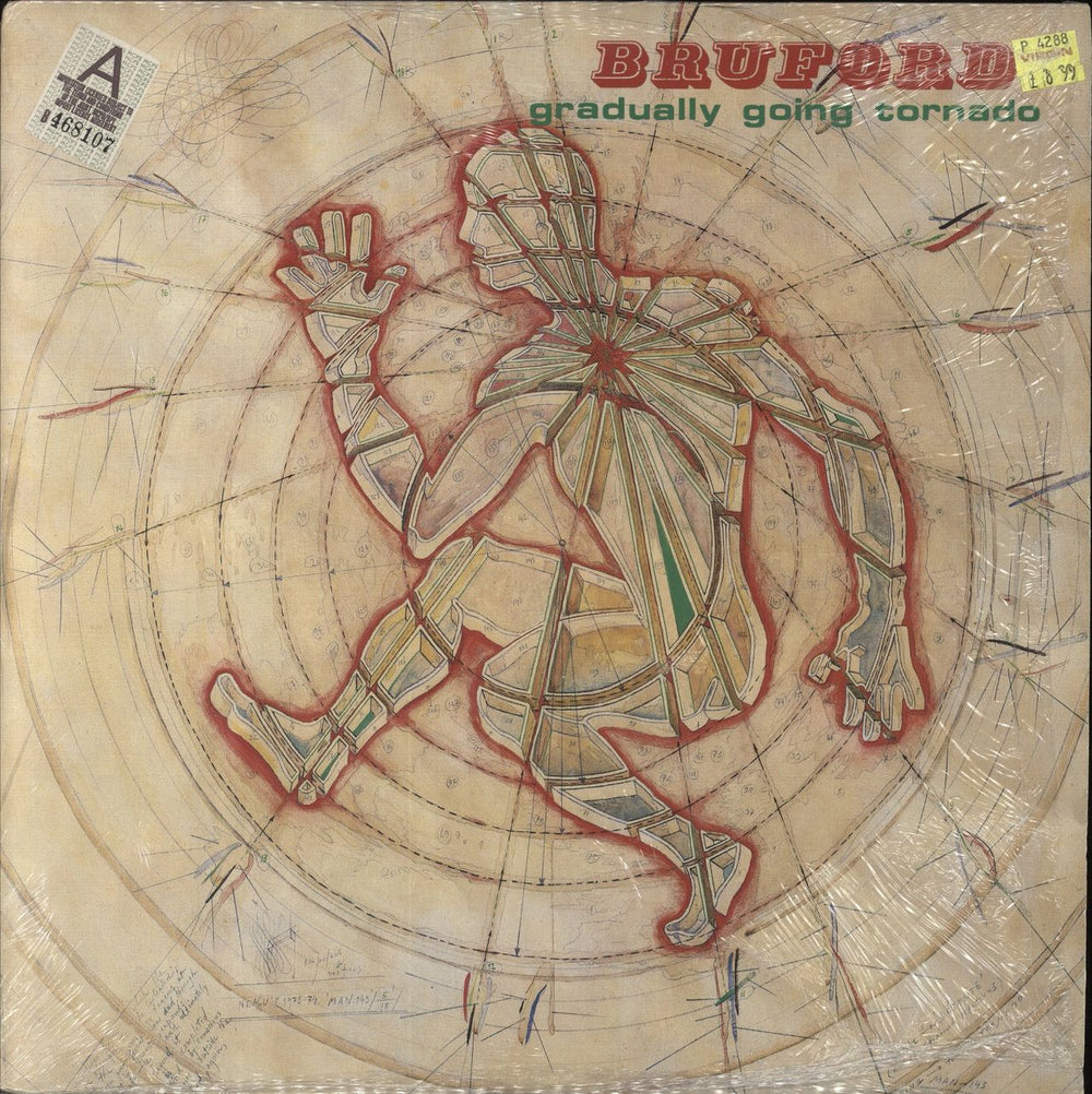 Bill Bruford Gradually Going Tornado US vinyl LP album (LP record) EGLP44