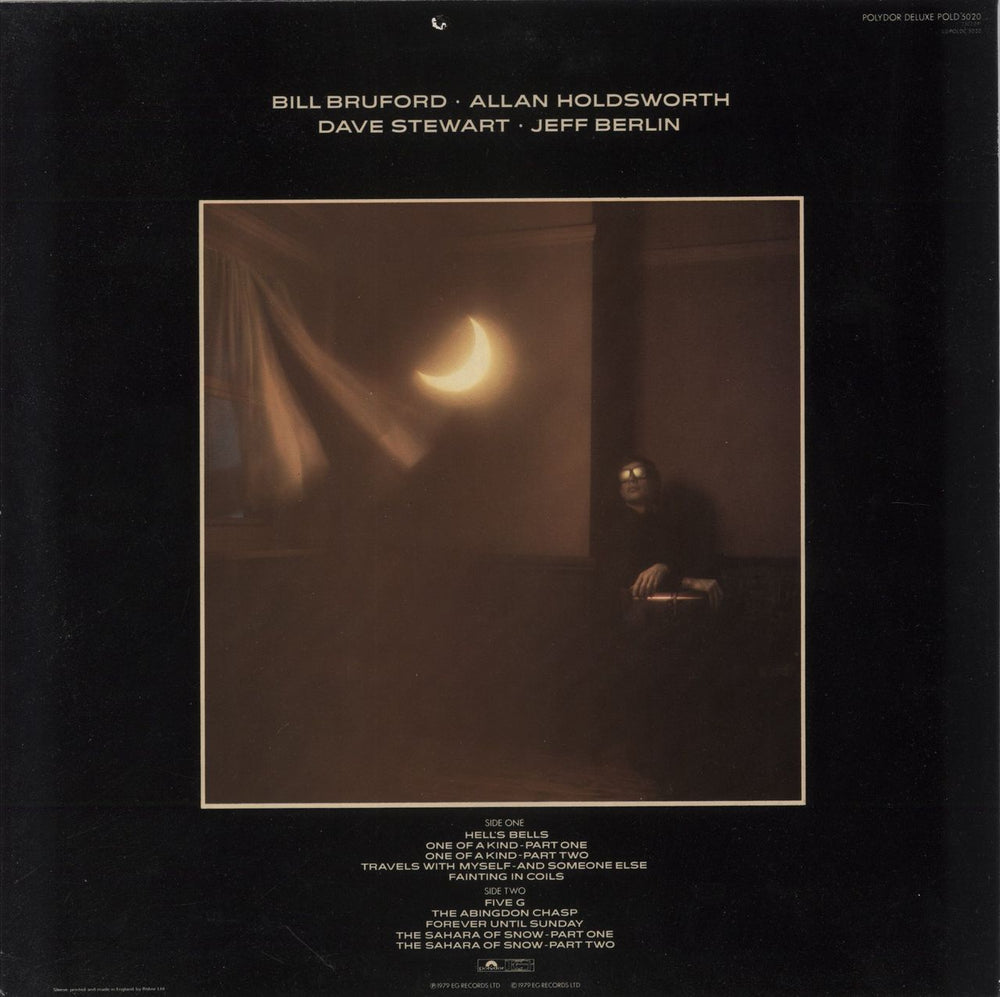 Bill Bruford One Of A Kind UK vinyl LP album (LP record)