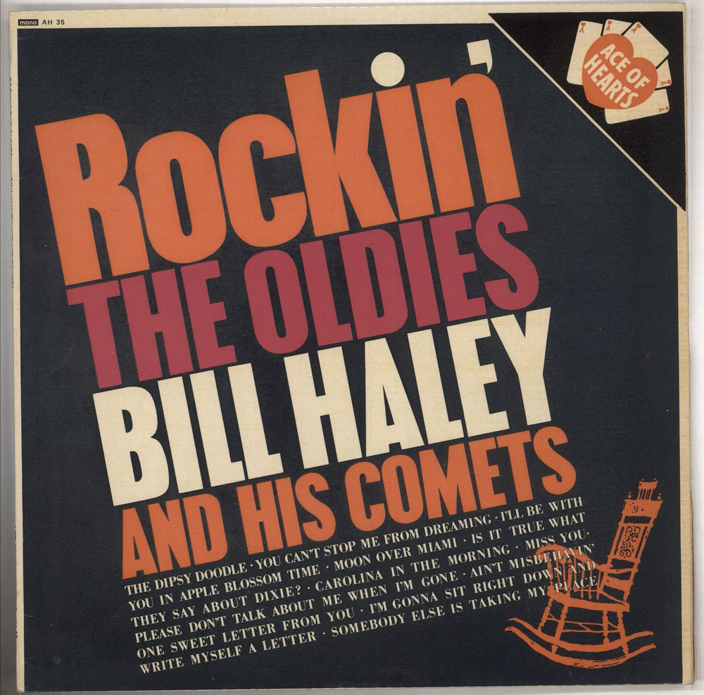 Bill Haley & The Comets Rockin' The Oldies! UK vinyl LP album (LP record) AH35