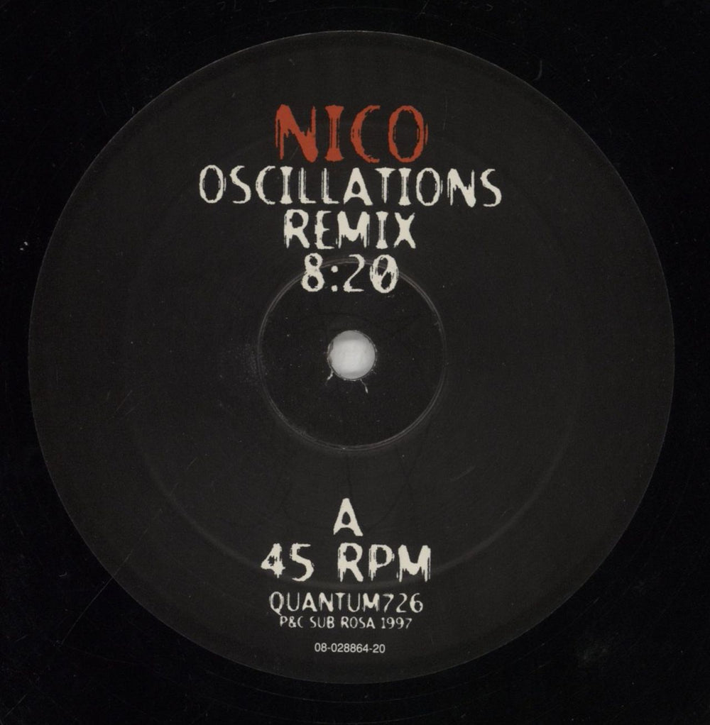 Bill Laswell Oscillations Remixes (Nico v/s Scanner) Belgian vinyl LP album (LP record) BC9LPOS854499