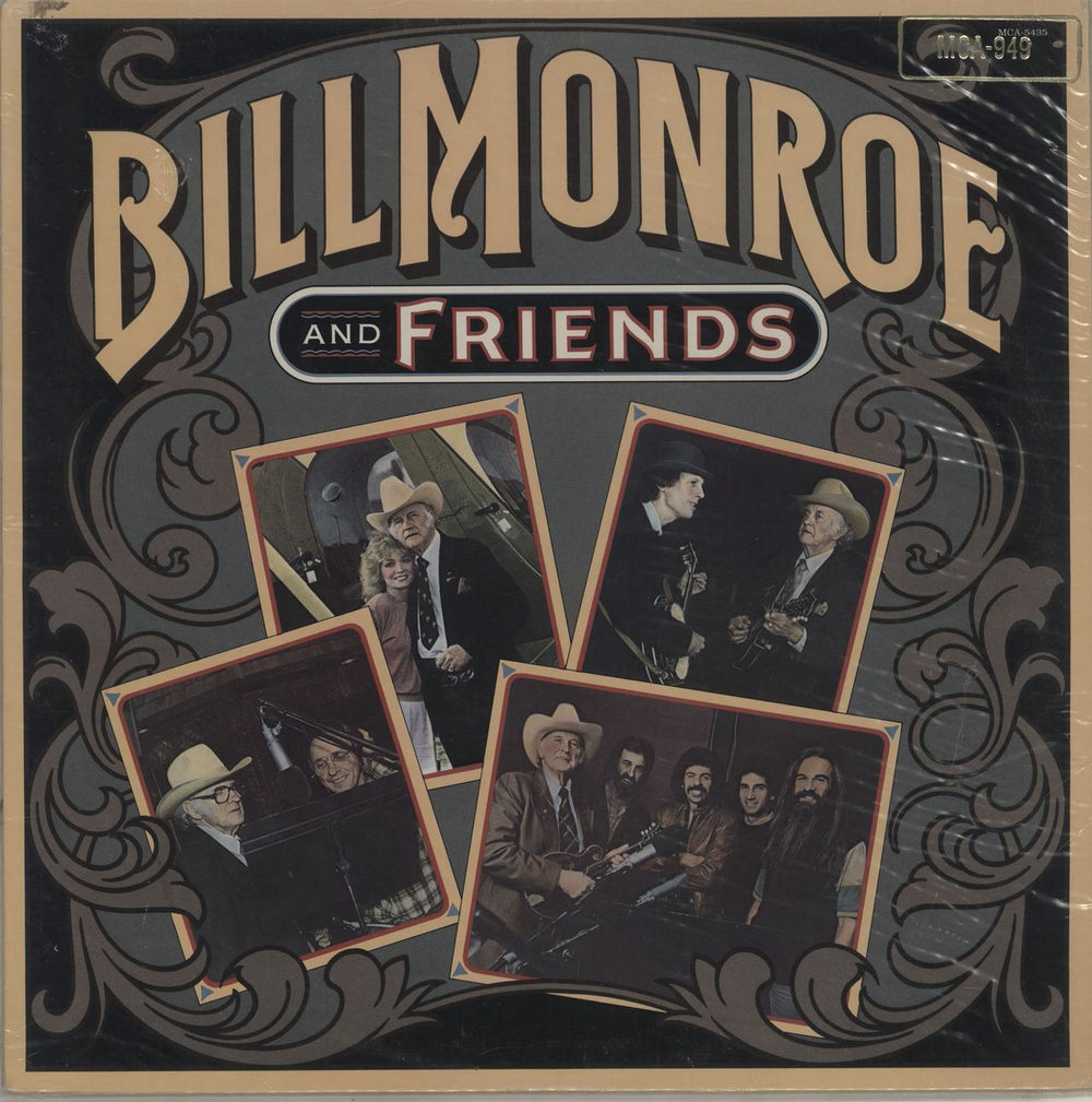 Bill Monroe Bill Monroe And Friends US vinyl LP album (LP record) MCA-949