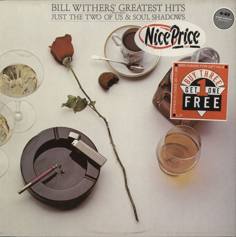 Bill Withers Bill Withers' Greatest Hits - stickered p/s UK vinyl LP album (LP record) 32343