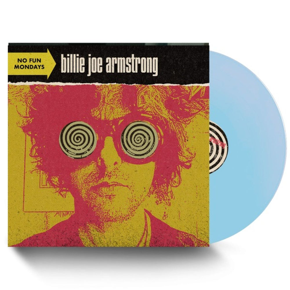 Billie Joe Armstrong No Fun Mondays - Baby Blue Vinyl - Sealed UK vinyl LP album (LP record) BJGLPNO757295