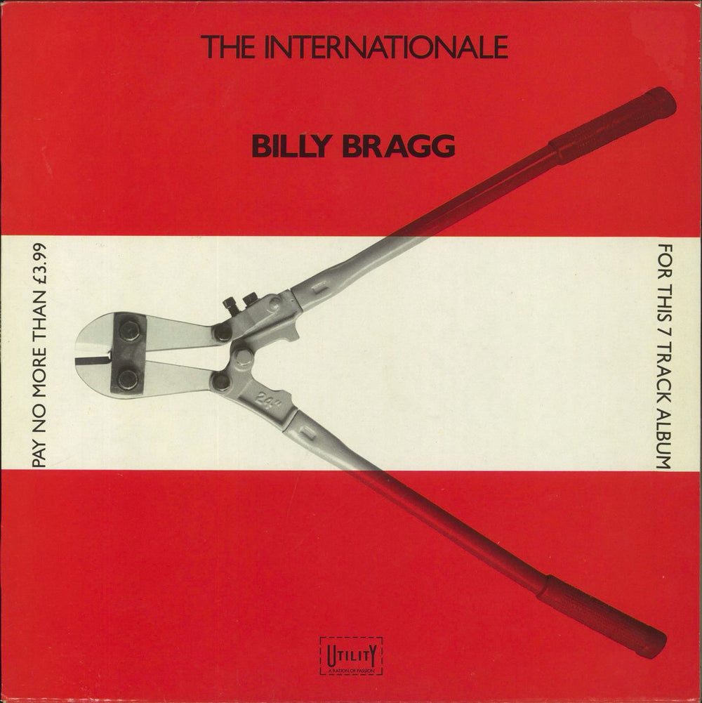 Billy Bragg The Internationale - VG UK vinyl LP album (LP record) UTIL11