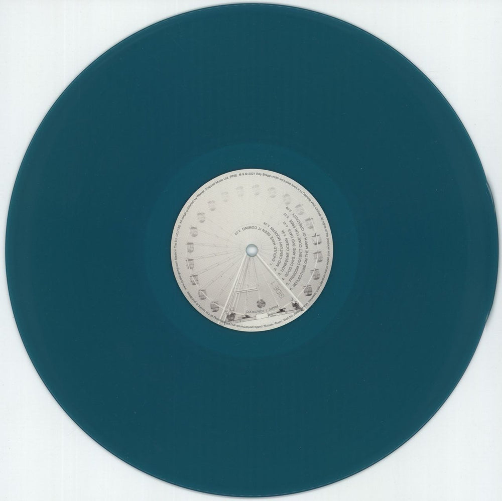 Billy Bragg The Million Things That Never Happened - Blue/Green Vinyl UK vinyl LP album (LP record) BBRLPTH875373
