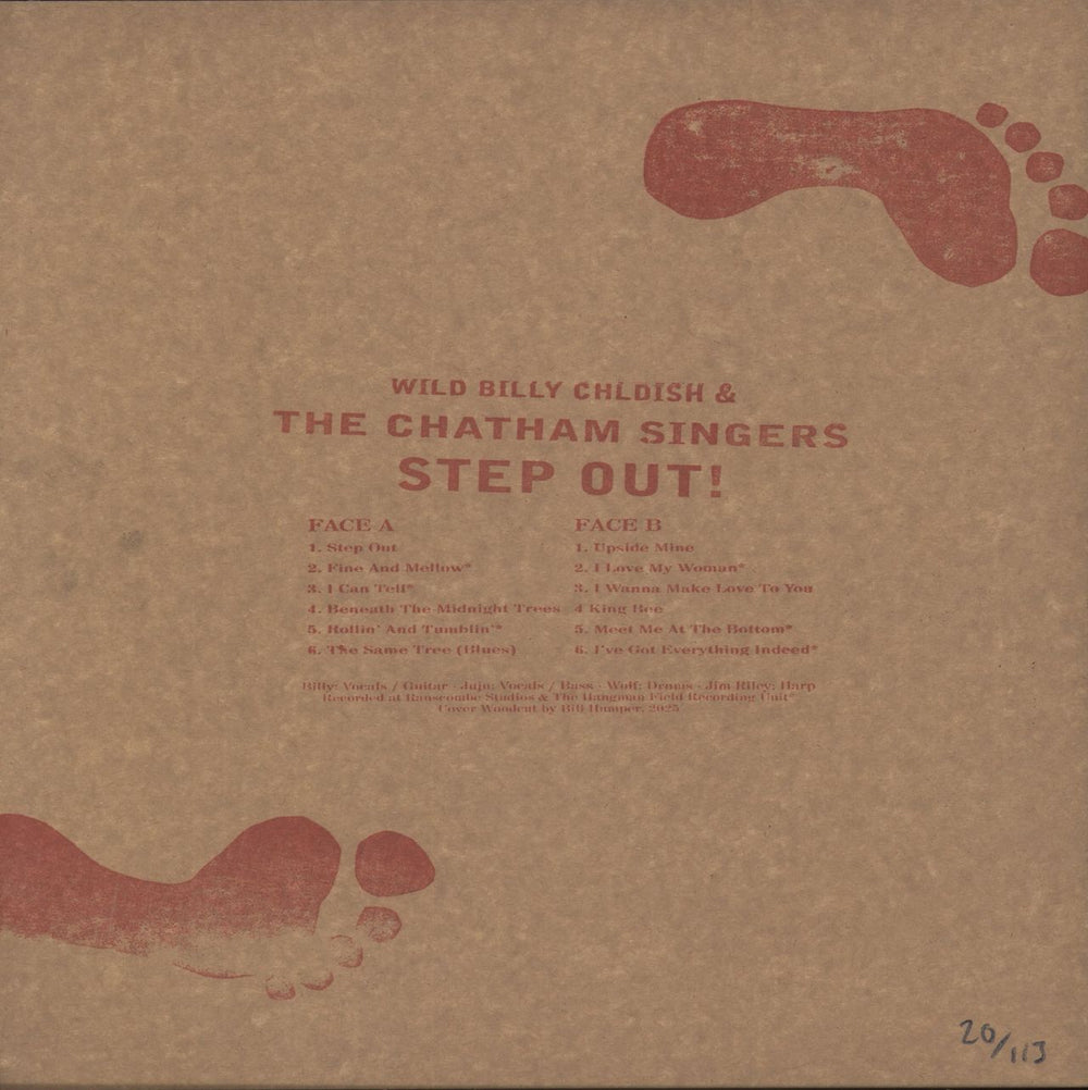 Billy Childish Step Out! UK vinyl LP album (LP record)