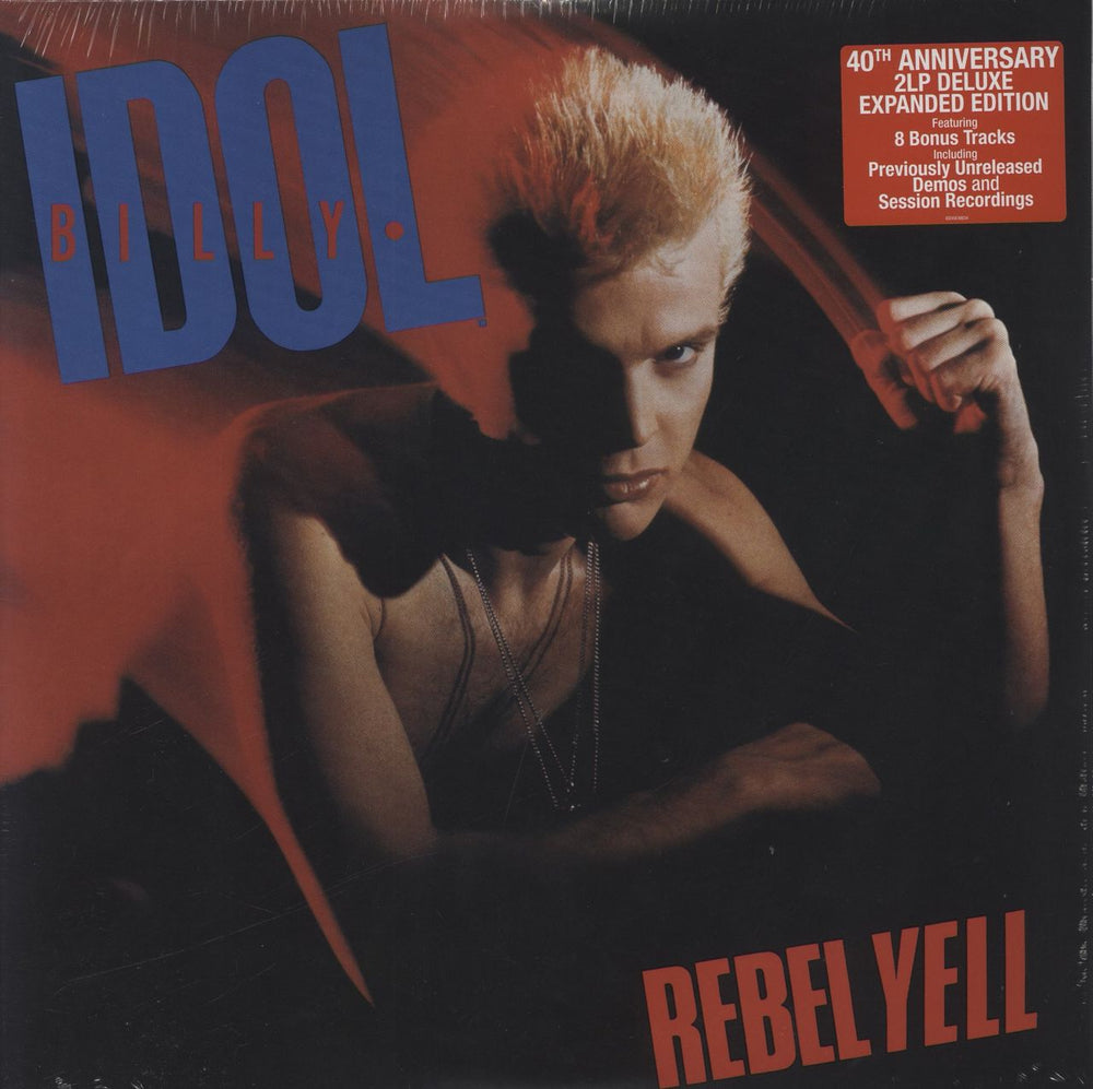 Billy Idol Rebel Yell + Hype Sticker - Sealed UK 2-LP vinyl record set (Double LP Album) 602458769234