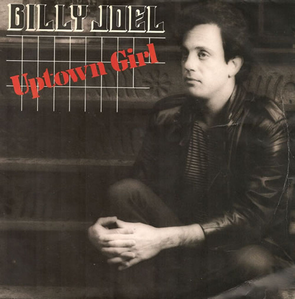 Billy Joel Uptown Girl - Portrait Sleeve UK 7" vinyl single (7 inch record / 45) A3775