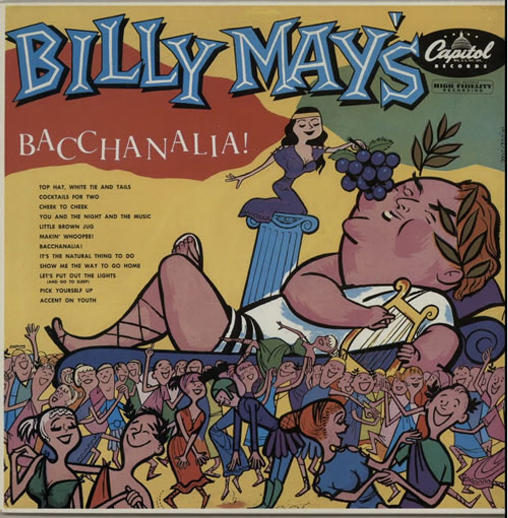 Billy May Bacchanalia! UK vinyl LP album (LP record) ED2604201