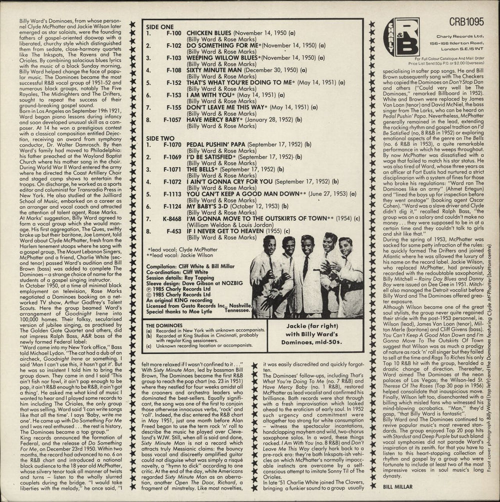 Billy Ward & The Dominoes Have Mercy Baby UK vinyl LP album (LP record)