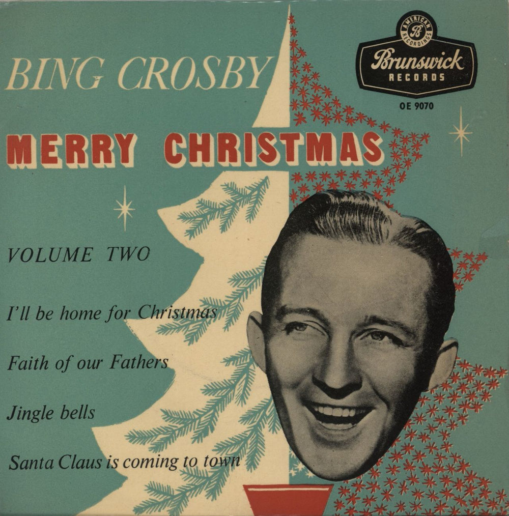 Bing Crosby Merry Christmas (Volume Two) UK 7" vinyl single (7 inch record / 45) OE9070