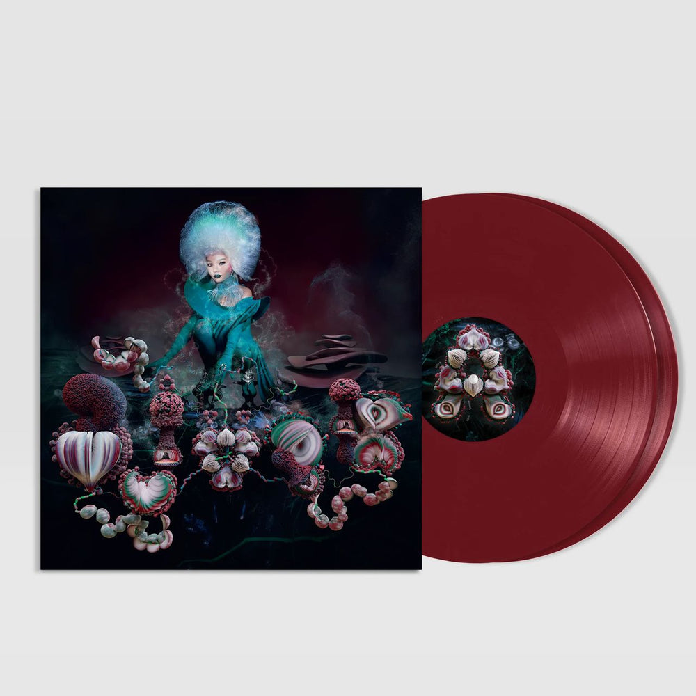 Björk Fossora - Burgundy Vinyl Indie Retail Exclusive - Sealed UK 2-LP vinyl record set (Double LP Album) TPLP1485B