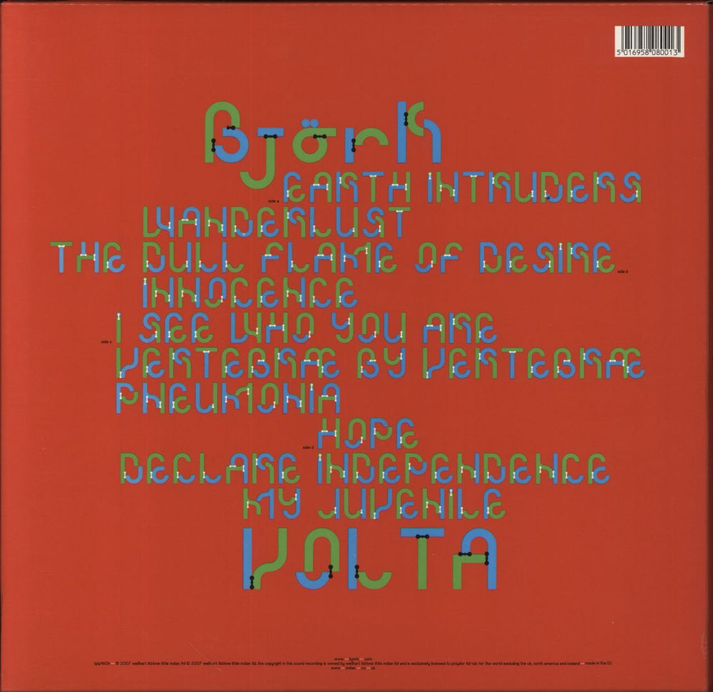 Björk Volta - EX UK Vinyl Box Set 5016958080013