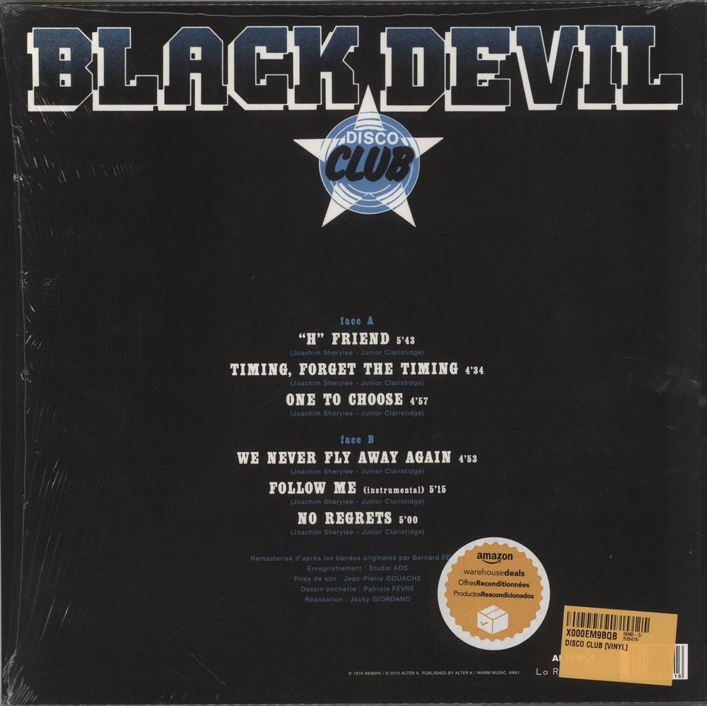 Black Devil Disco Club French vinyl LP album (LP record) 3516628242816