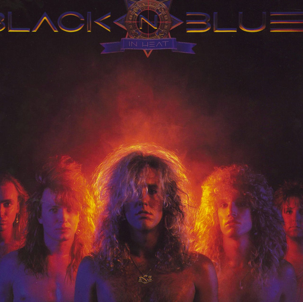 Black 'N Blue In Heat German vinyl LP album (LP record) 9241801