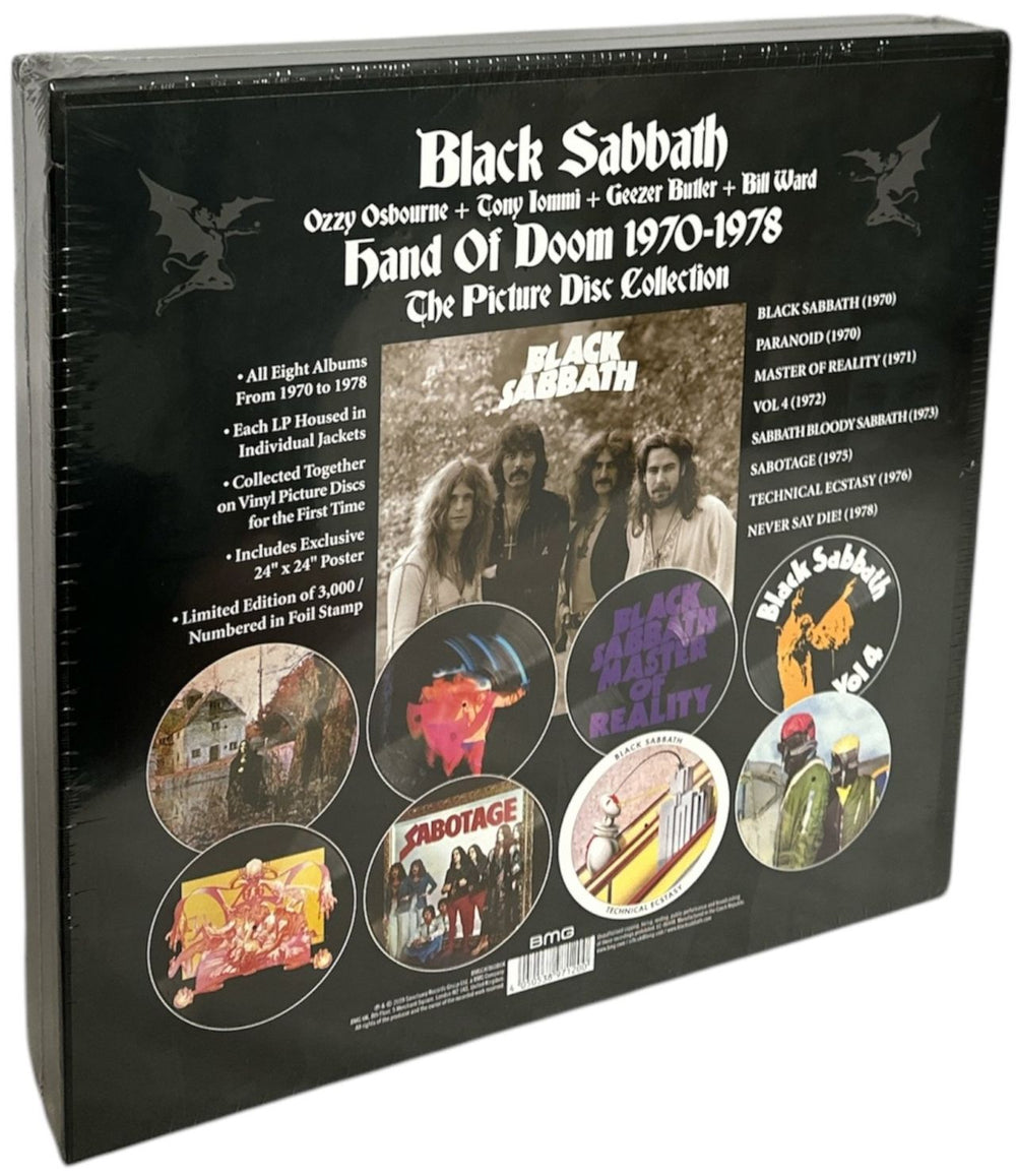 Black Sabbath Hand Of Doom 1970-1978 - Sealed UK Vinyl Box Set 4050538971200