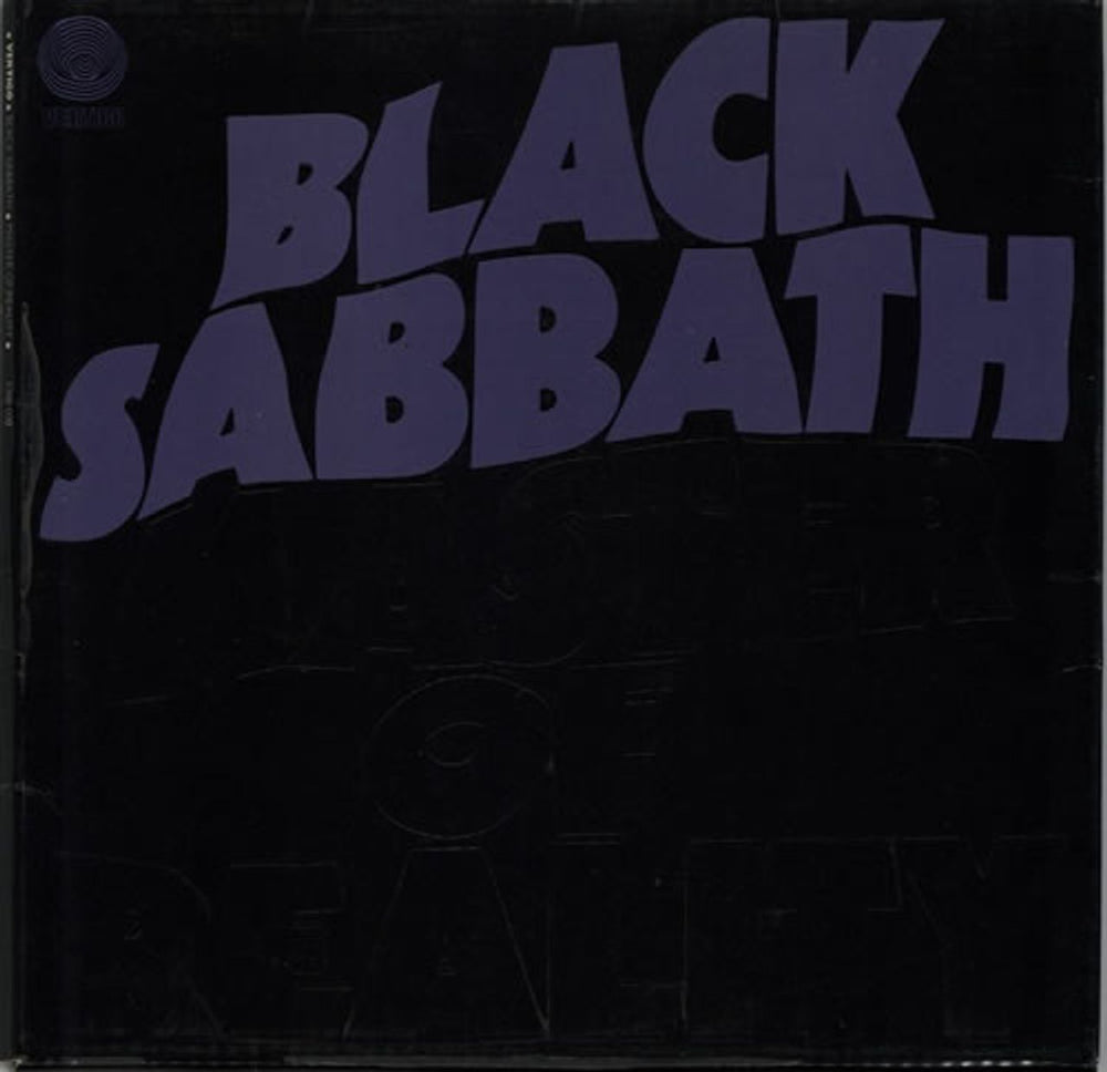 Black Sabbath Master Of Reality - 1st + inner UK vinyl LP album (LP record) 6360050