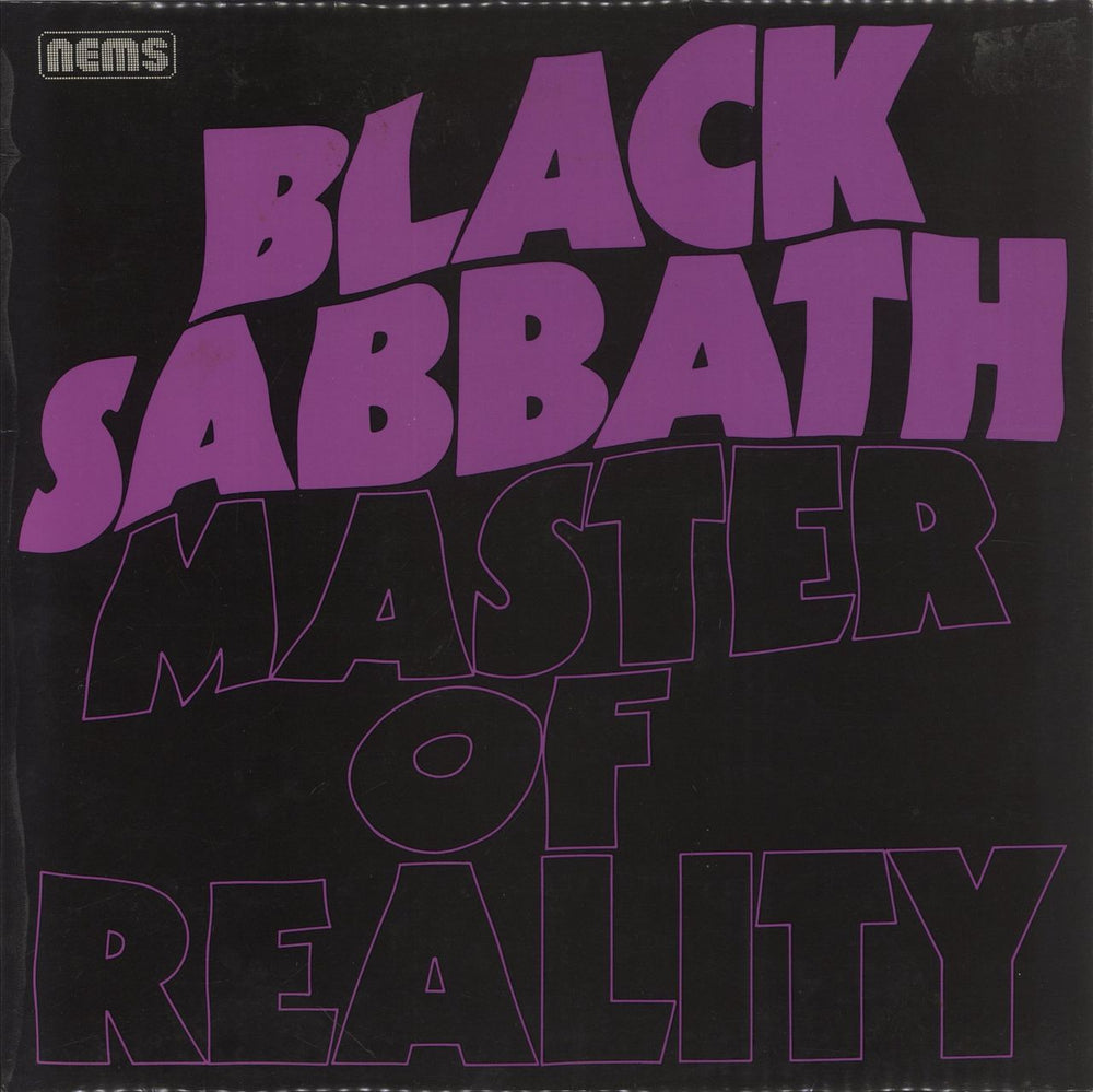 Black Sabbath Master Of Reality - Laminated - EX UK vinyl LP album (LP record) NEL6004