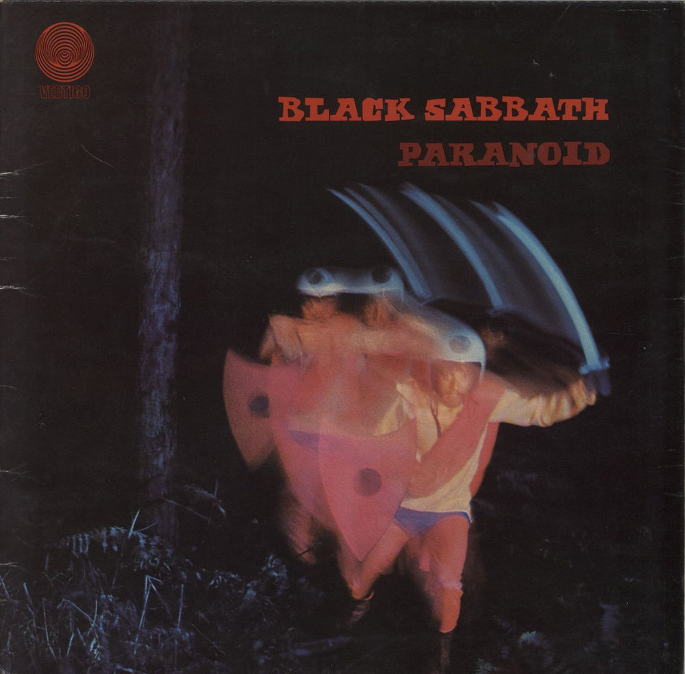 Black Sabbath Paranoid - 2nd - EX - FL UK vinyl LP album (LP record) 6360011