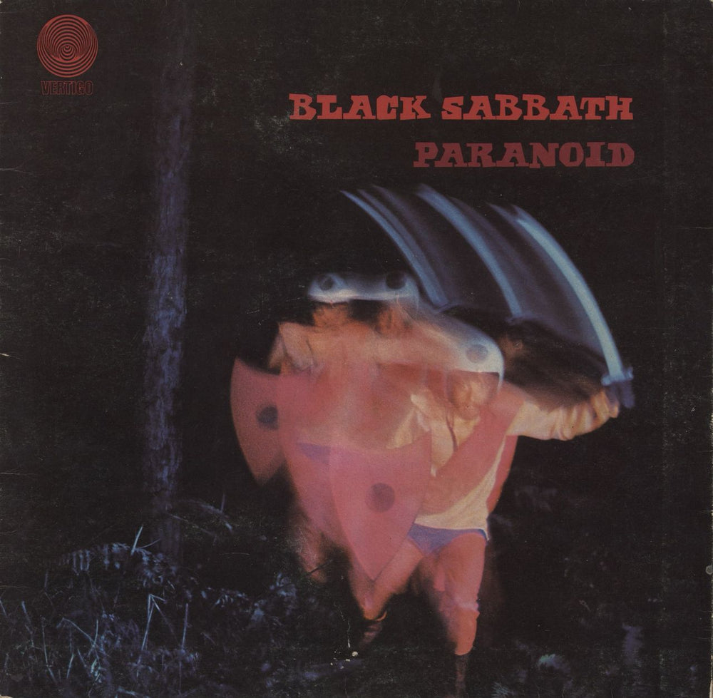 Black Sabbath Paranoid - 2nd - VG UK vinyl LP album (LP record) 6360011