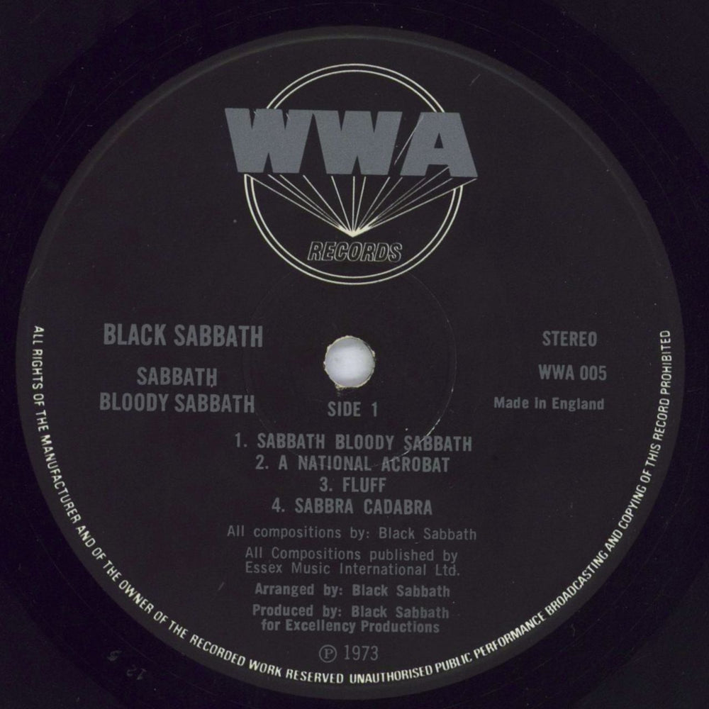 Black Sabbath Sabbath Bloody Sabbath - 2nd + Inner - VG UK vinyl LP album (LP record) BLKLPSA787989