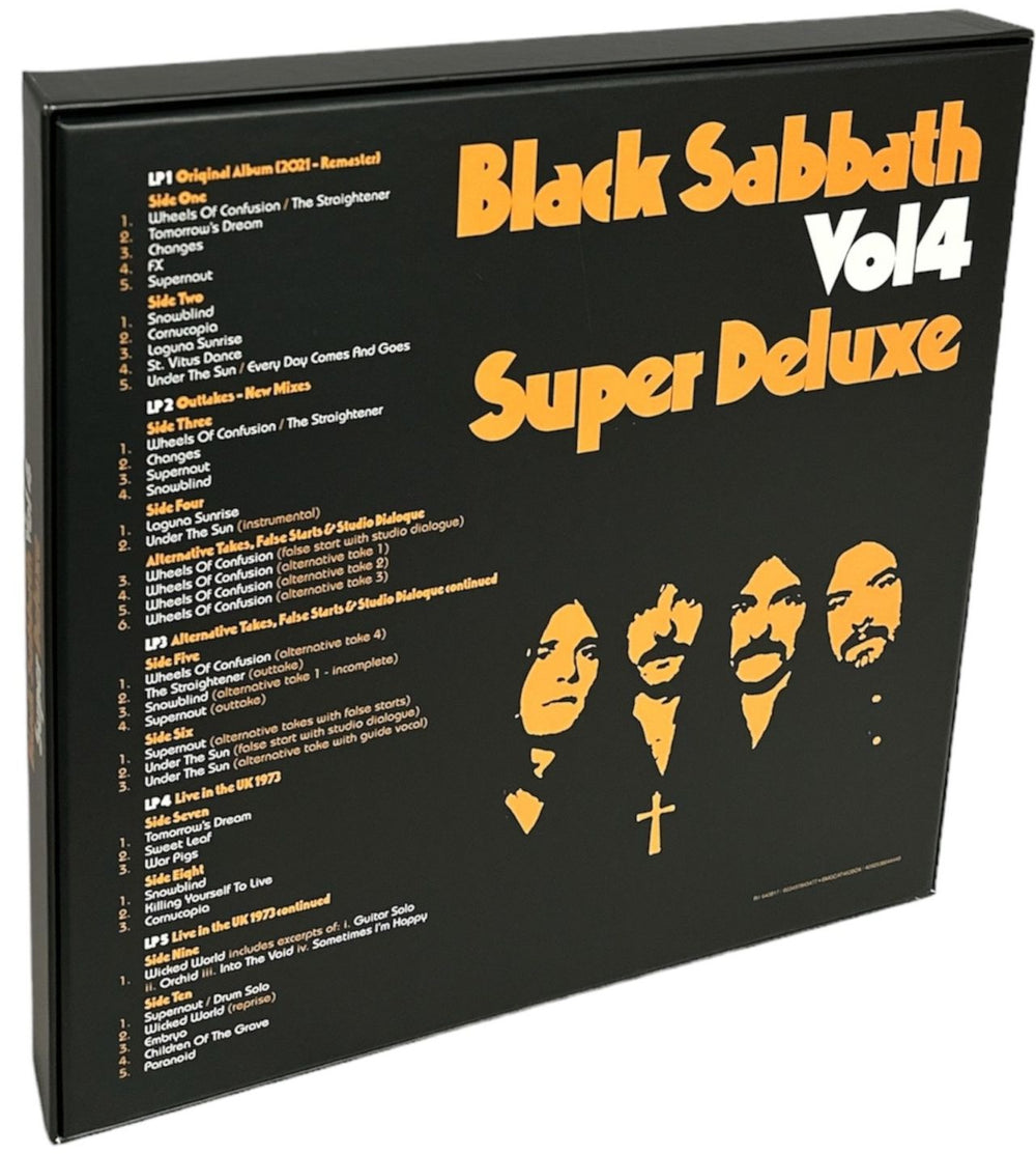 Black Sabbath Vol. 4 - Super Deluxe Edition UK Vinyl box set — RareVinyl.com