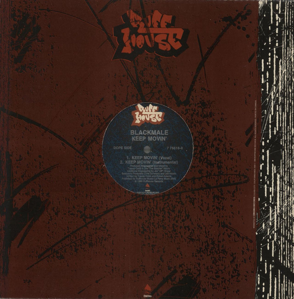 Blackmale Keep Movin' US 12" vinyl single (12 inch record / Maxi-single) 7755160