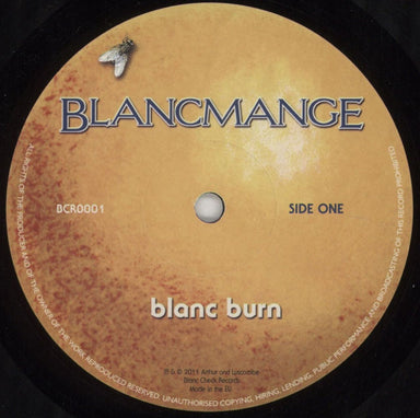 Blancmange Blanc Burn UK vinyl LP album (LP record) BLALPBL851370