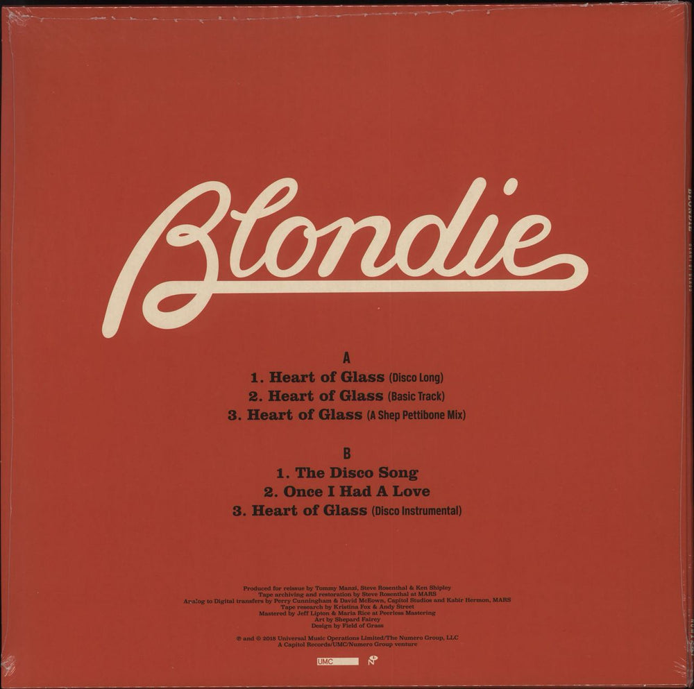 Blondie Heart Of Glass EP - Sealed UK 12" vinyl single (12 inch record / Maxi-single) 825764606714