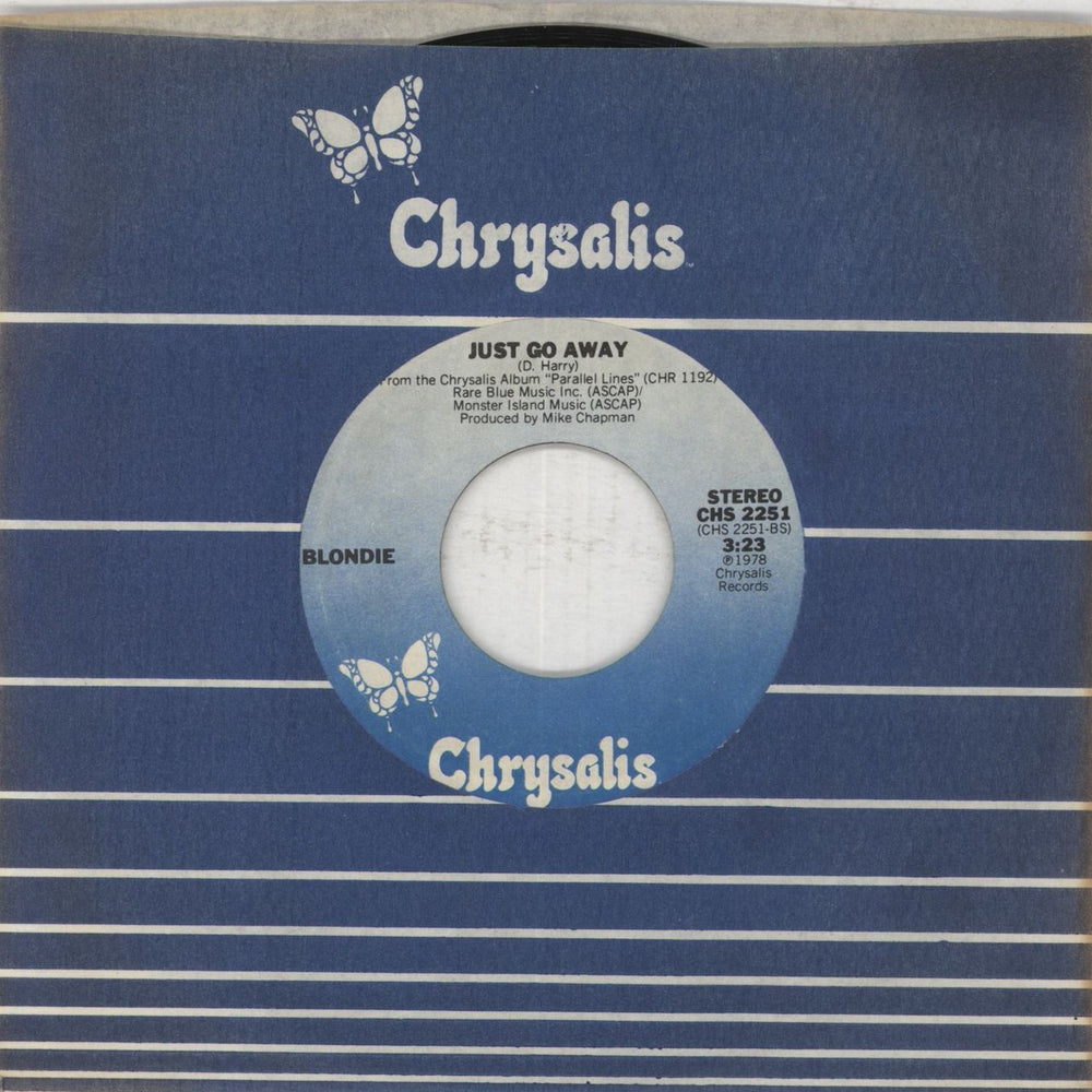 Blondie I'm Gonna Love You Too US 7" vinyl single (7 inch record / 45)