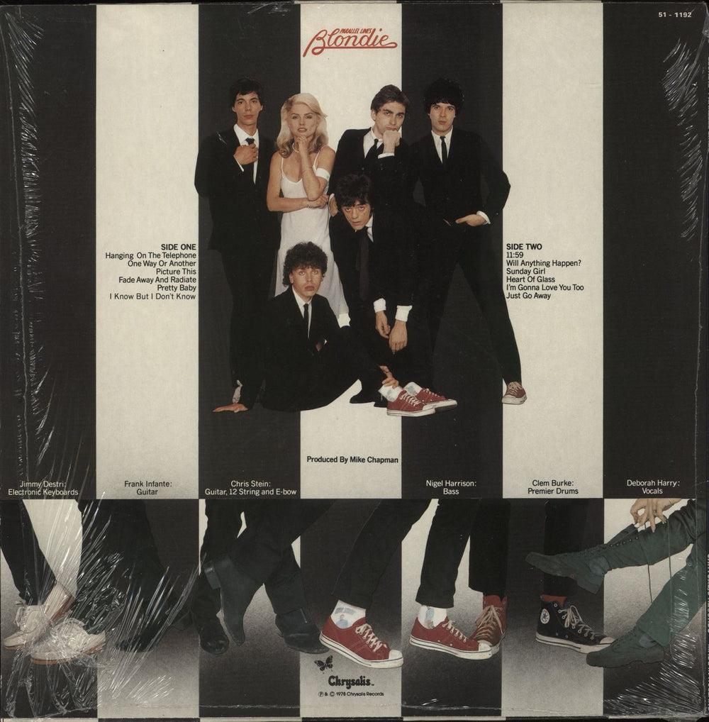Blondie Parallel Lines Dutch vinyl LP album (LP record)