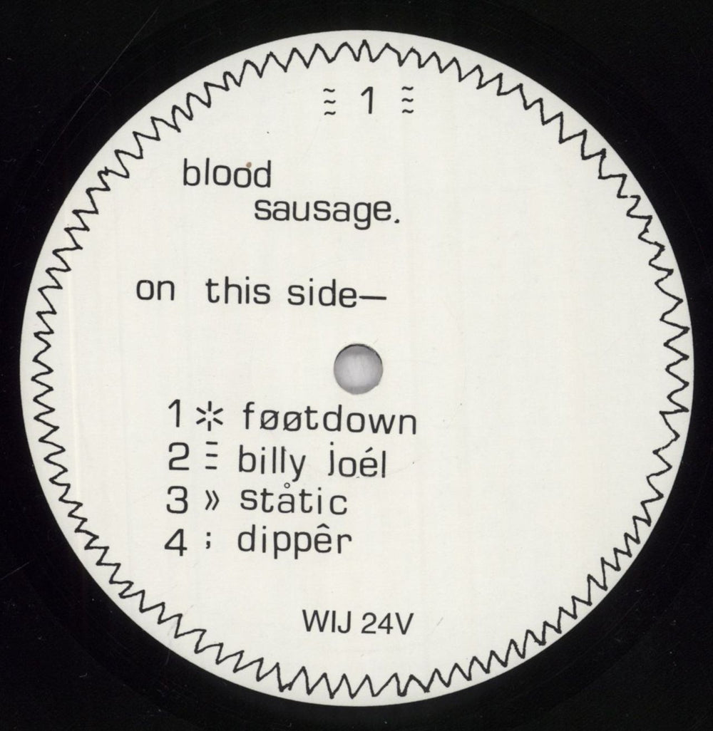 Blood Sausage Happy Little Bullshit Boy UK 10" vinyl single (10 inch record) B2Q10HA834895