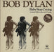 Bob Dylan Baby Stop Cryin' - Stickered sleeve UK 12" vinyl single (12 inch record / Maxi-single) 12-6499