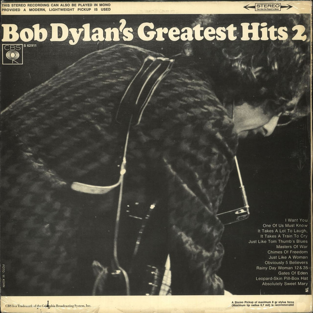 Bob Dylan Bob Dylan's Greatest Hits 2 - 1st Dutch vinyl LP album (LP record)