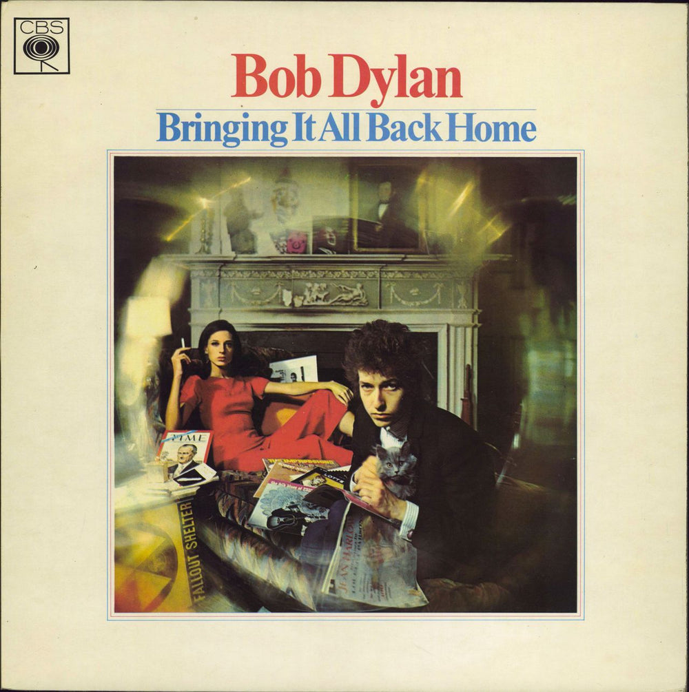 Bob Dylan Bringing It All Back Home - Early 70s UK vinyl LP album (LP record) 62515